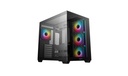 GABINETE DEEPCOOL CG530 4F NEGRO ARGB ATX S/FUENTE CRISTAL R-CG530-BKADA4-G-1 11M DE GARANTIA