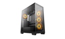 GABINETE DEEPCOOL CG580 4F NEGRO ATX S/FUENTE CRISTAL R-CG580-BKADA4-G-1 1M DE GARANTIA