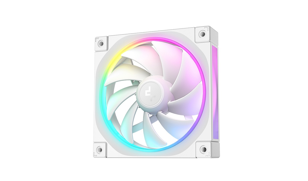 VENTILADOR DEEPCOOL FL12 BLANCO RGB 120MM R-FL12-WHAPN1-G 11M DE GARANTIA
