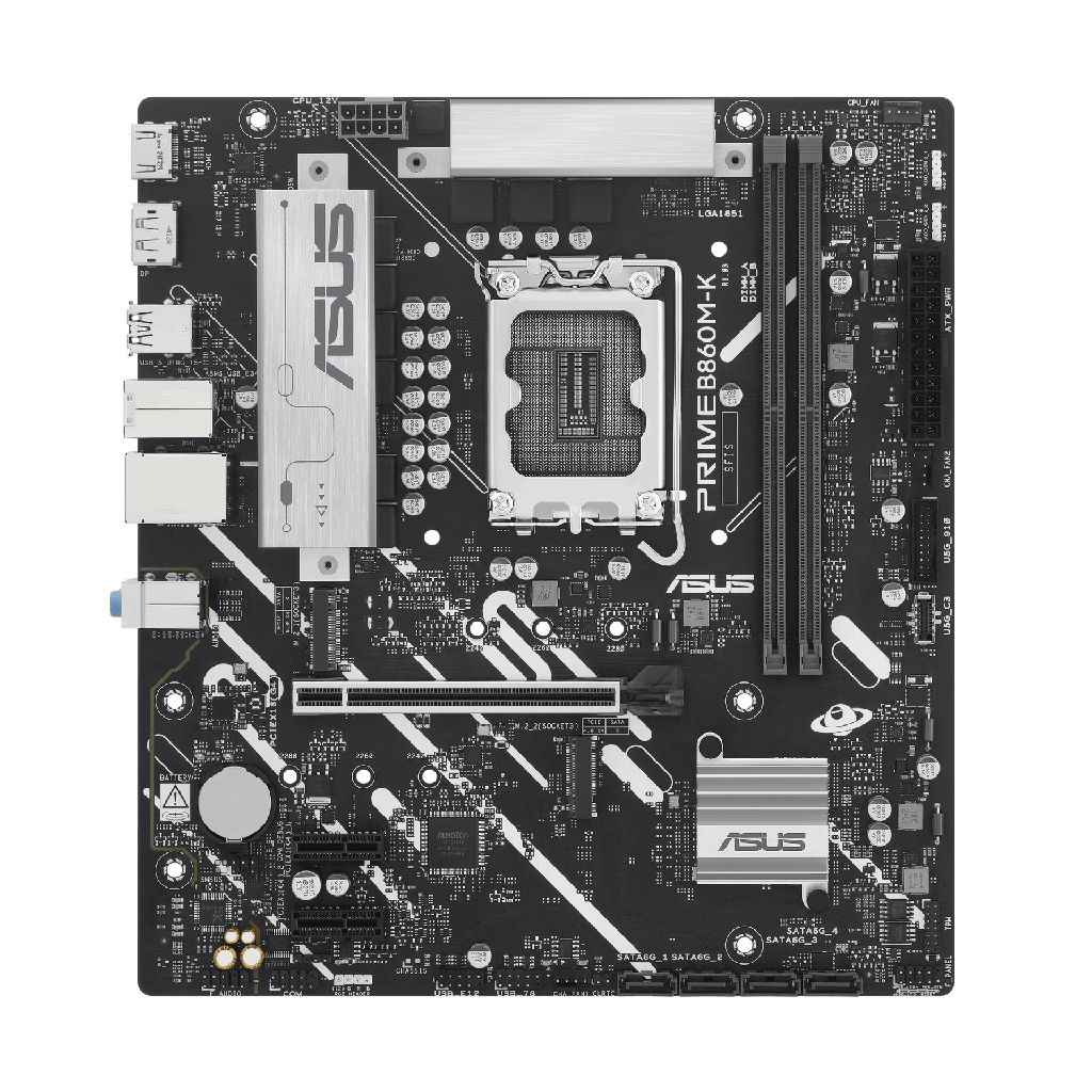 MOTHER INTEL B860M-K ASUS PRIME LGA1851 2xDDR5 128GB M-ATX 90MB1JT0-M0EAY0 12M DE GARANTIA