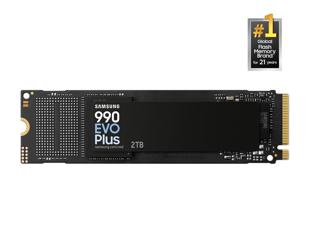 SSD SAMSUNG 990 EVO PLUS 2TB NEGRO M.2 PCIE 4.0/5.0 2280 NVME MZ-V9S2T0B/AM 11M DE GARANTIA
