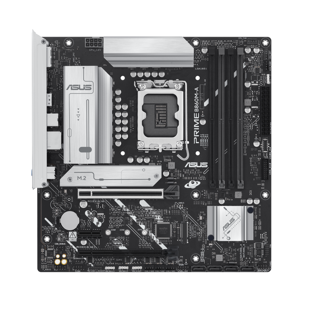 MOTHER INTEL B860M-A ASUS PRIME LGA1851 4xDDR5 256GB M-ATX 90MB1K00-M0AAY0 12M DE GARANTIA