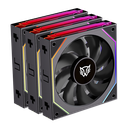 VENTILADOR BALAM RUSH EOLOX LINK EXL95 KIT3X1 120MM NEGRO ARGB BR-942089 3M DE GARANTIA