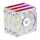 VENTILADOR BALAM RUSH EOLOX LINK EXL95 KIT3X1 120MM BLANCO ARGB BR-942096 3M DE GARANTIA