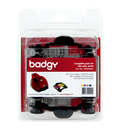 KIT DE CONSUMIBLES BADGY CINTA PARA 100 IMPRESIONES A COLOR, TARJETAS DE PVC BLANCAS 100 PZS PARA IMPRESORAS BADGY1 VBDG205EU SIN GARANTIA