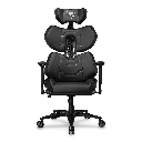 SILLA COUGAR TERMINATOR ELITE BLACK/SILVER ERGONOMICA SOPORTA 130KG 3MTRESLB.0001 11M DE GARANTIA
