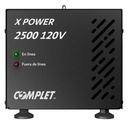 REGULADOR 2500VA 2500W COMPLET XPOWER  2C ERV-10-005 2C 11M DE GARANTIA