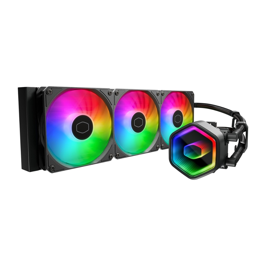 ENFRIAMIENTO COOLER MASTER MASTER LIQUID 360 CORE II ARGB NEGRO LGA 1851 AM5 MLW-D36M-A18PA-R1 11M DE GARANTIA