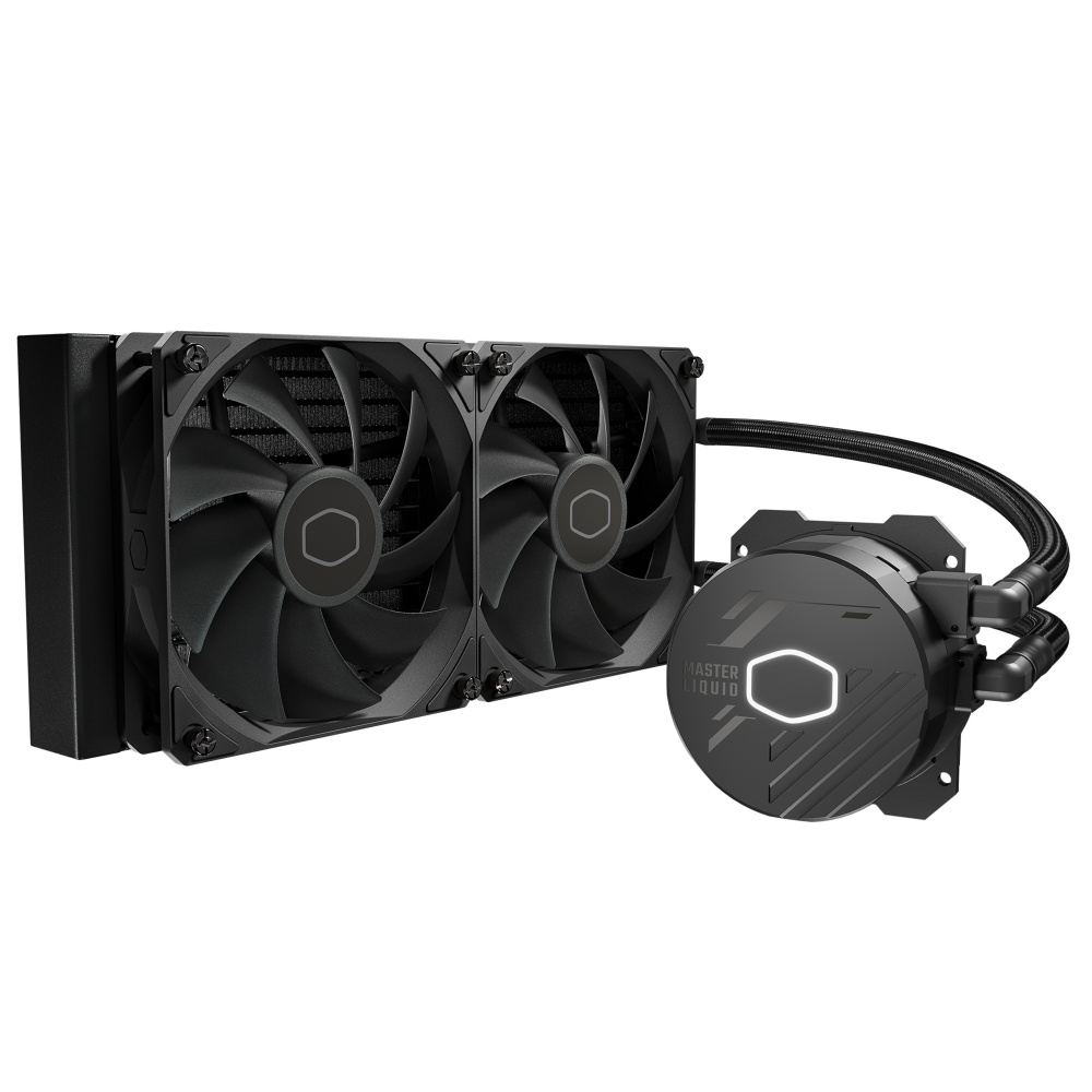 ENFRIAMIENTO COOLER MASTER MASTER LIQUID 240L CORE LGA 1700 AM5 NEGRO MLW-D24M-A17PK-R1 11M DE GARANTIA