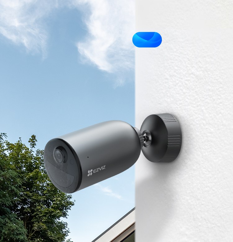 CAMARA DE SEGURIDAD EZVIZ EB3 3MP MAX-256GB MICRO SD NEGRO CS-EB3 11M DE GARANTIA
