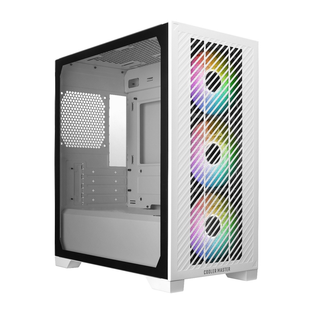 GABINETE COOLER MASTER ELITE 301 ARGB M-ATX BLANCO E301-WGNN-S00 11M DE GARANTIA