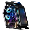 GABINETE NACEB OLYMPIAN GAMER M-ATX 3VENT ARGB S/FUENTE CRISTAL NEGRO NA-0641 11M DE GARANTIA