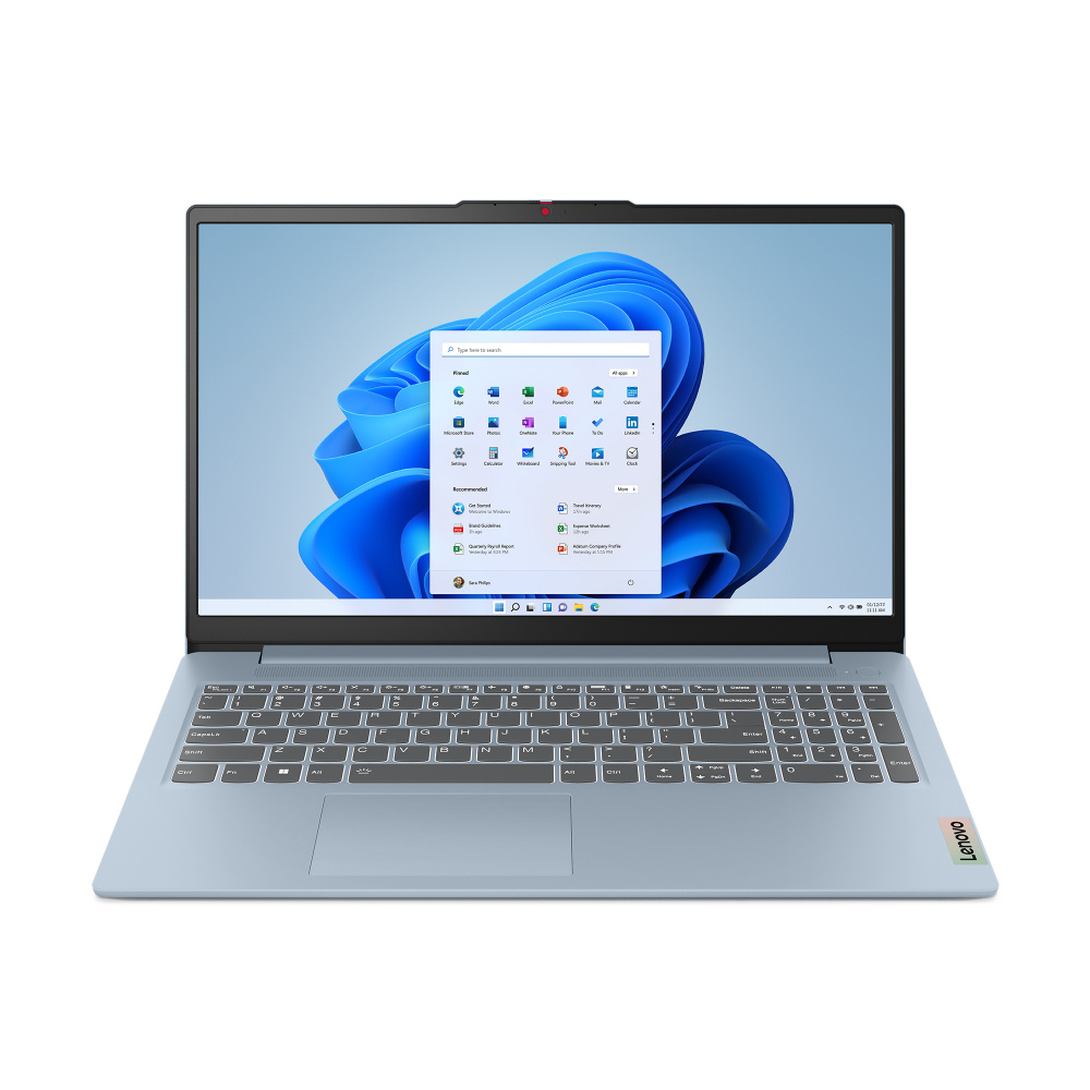 LAPTOP LENOVO IDEAPAD SLIM 3 CORE I3 N305 256GB SSD 8GB DDR5 15.6" FHD TEC/ESP W11H AZUL 82XB0007LM GARANTIA CON FABRICANTE
