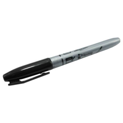 MARCADOR PERMANENTE NEXTEP NE-070 NEGRO PUNTO FINO C/12PZS SIN GARANTIA