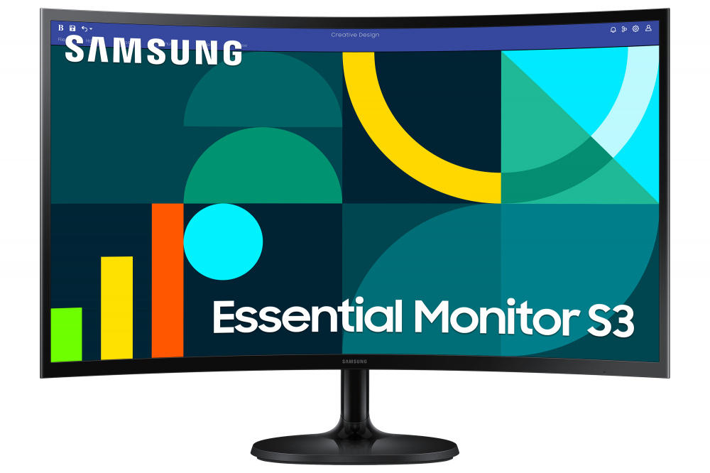 MONITOR 27 SAMSUNG ESSENTIAL S36GD 4MS 100HZ FULL HD VA CURVO LS27D360GALXZX GARANTIA CON FABRICANTE
