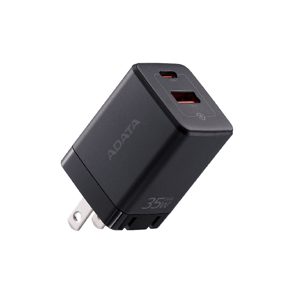 CARGADOR DE PARED ADATA 35W USB-C NEGRO CHARGERU-0352-QCPDBK 6M DE GARANTIA