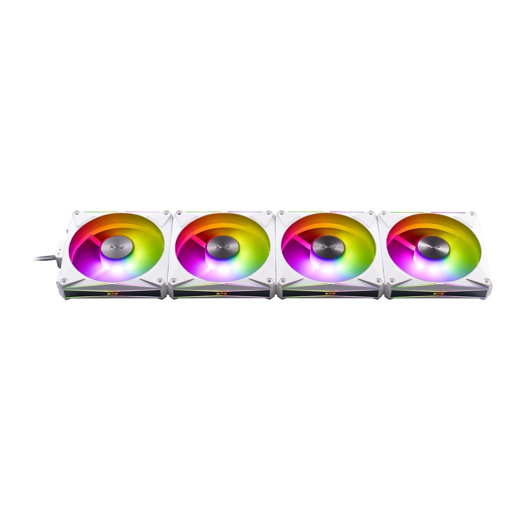 VENTILADOR ADATA XPG HURRICANE MAG 120 X4 PWM ARGB BLANCO HURRICANEMAG120ARGBPWM4C-WHCWW 3M DE GARANTIA
