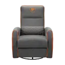 SILLON COUGAR FIDOM GRAY/ORANGE RECLINABLE GIRATORIO CGR-FDF-GRO 3MFDFGRO.0001 11M DE GARANTIA