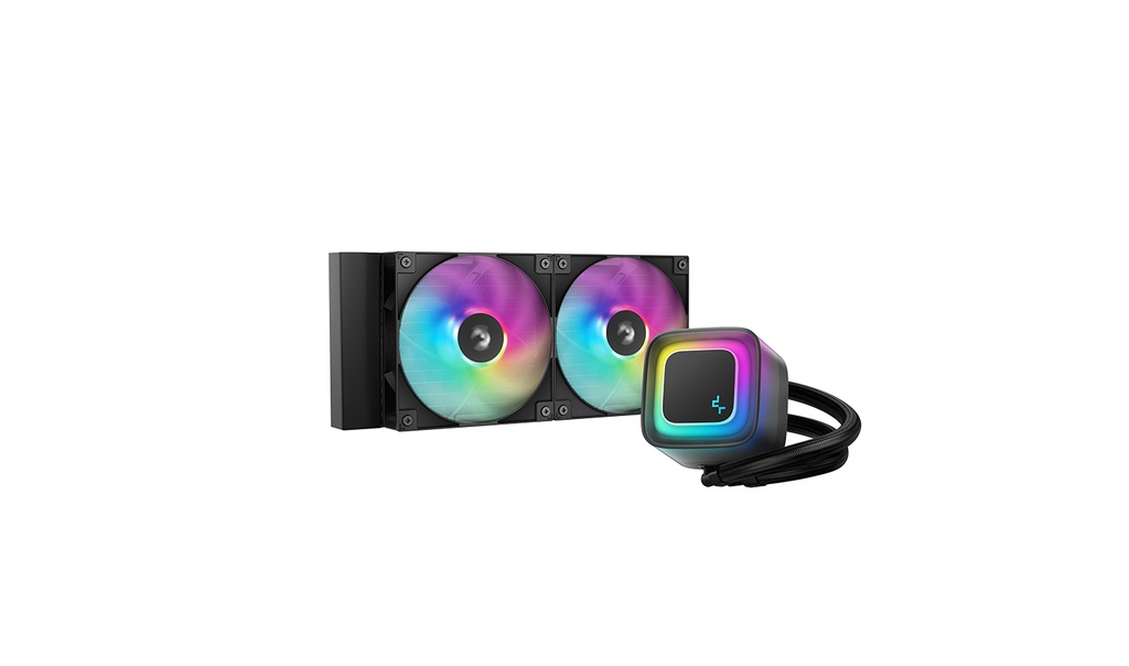ENFRIAMIENTO DEEPCOOL LE240 V2 NEGRO ARGB 240MM LGA1700/AM5 R-LE240-BKAMMC-G-2 11M DE GARANTIA