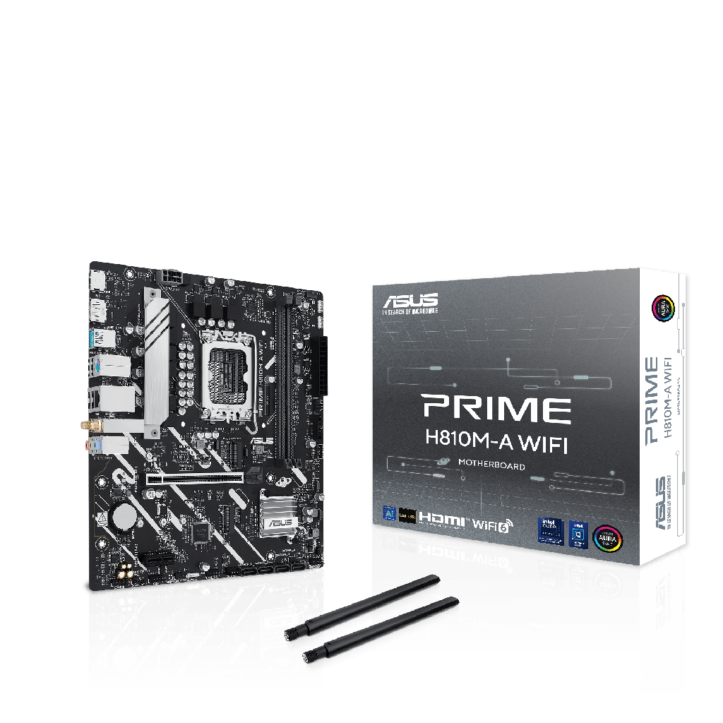 MOTHER INTEL H810M-A WIFI ASUS PRIME LGA1851 2xDDR5 96GB M-ATX 90MB1KJ0-M0EAY0 12M DE GARANTIA