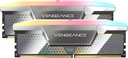 RAM CORSAIR DDR5 VENGEANCE CUDIMM 2X24 48GB 8000 PLATA RGB CMHC48GX5M2X8000C38 11M DE GARANTIA