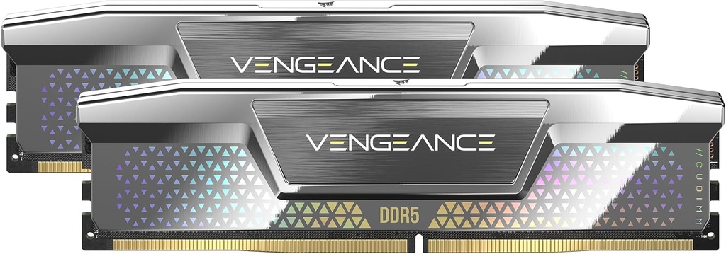 RAM CORSAIR DDR5 VENGEANCE CUDIMM 2X24 48GB 8000 PLATA CMKC48GX5M2X8000C38 11M DE GARANTIA