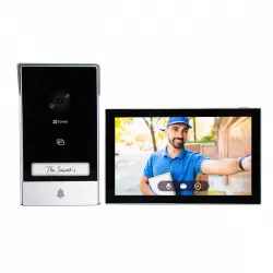 VIDEOPORTERO EZVIZ CS-HP7 MONITOR CAMARA 3MP MSD 512GB WIFI ALTAVOZ 11M DE GARANTIA 