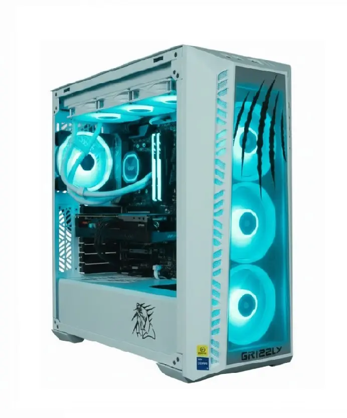 PC GAMER GRIZZLY INTEL CORE I7 14700F 5.4GHZ RTX5070 32GB M.2 2TB WIFI BT PG-INTEL084 UN AÑO DE GARANTIA