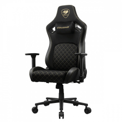 SILLA COUGAR DEFENSOR GOLD NEGRO/DORADO SOPORTA 120KG 3MDFFGLB.0001 SIN GARANTIA