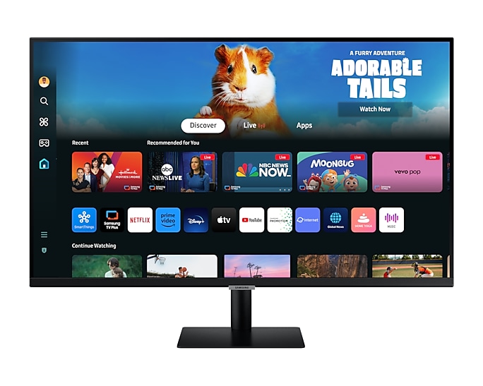 MONITOR 32 SAMSUNG SMART M50D 4MS 60HZ FULL HD VA LS32DM500ELXZX GARANTIA CON FABRICANTE