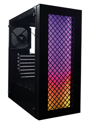 GABINETE NACEB EVOTEC BEIJING NEGRO ATX CRISTAL TEMPLADO EV-1020 1M DE GARANTIA