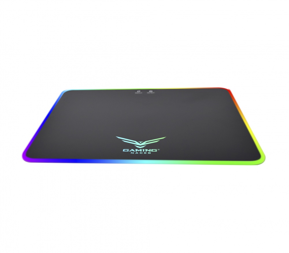 MOUSEPAD NACEB NA-0927 RIGIDO RGB NEGRO PCV NA-0927 1M DE GARANTIA