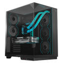 GABINETE BALAM RUSH TANK MAJESTIC 7600 NEGRO ATX USB-3.0 CRISTAL S/FUENTE BR-941495 11M DE GARANTIA