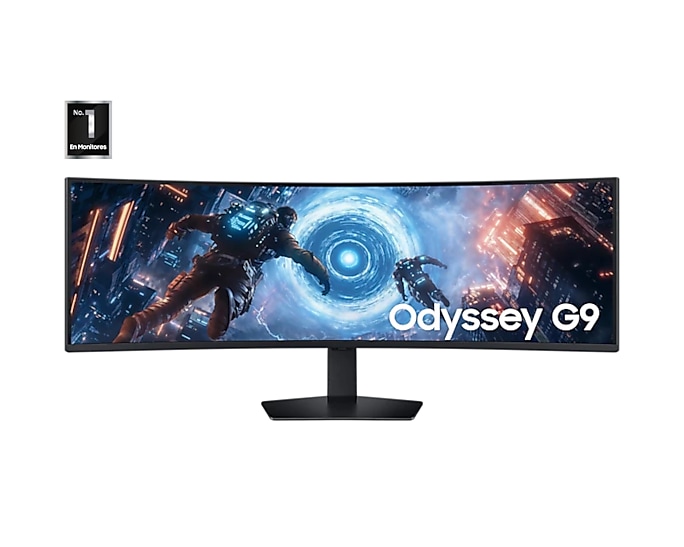 MONITOR 49 SAMSUNG ODYSSEY G9 G91F 1MS 144HZ DQHD GAMER VA CURVO FREESYNC LS49FG910ENXZX GARANTIA CON FABRICANTE