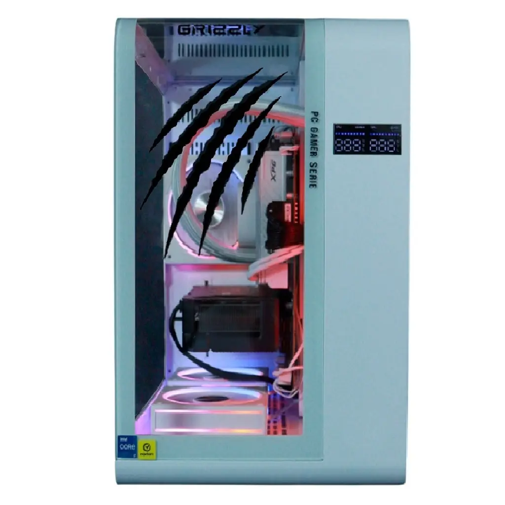 PC GAMER GRIZZLY INTEL CORE I7 12700F 4.9GHZ RTX5060 32GB M.2 2TB WIFI BT PG-INTEL085 12M DE GARANTIA