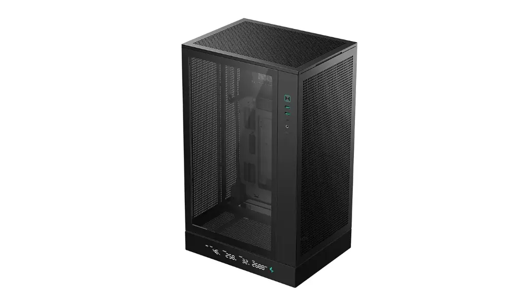 GABINETE DEEPCOOL CH270 DIGITAL NEGRO M-ATX S/FUENTE R-CH270-BKNDM0-G-1 11M DE GARANTIA