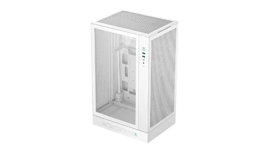 GABINETE DEEPCOOL CH270 DIGITAL BLANCO M-ATX S/FUENTE R-CH270-WHNDM0-G-1 11M DE GARANTIA