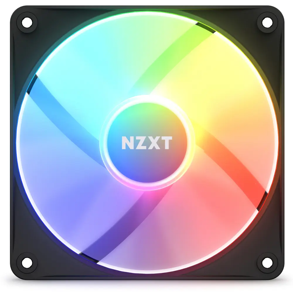 VENTILADOR NZXT F120 RGB CORE NEGRO 120MM RF-C12SF-B1 11M DE GARANTIA