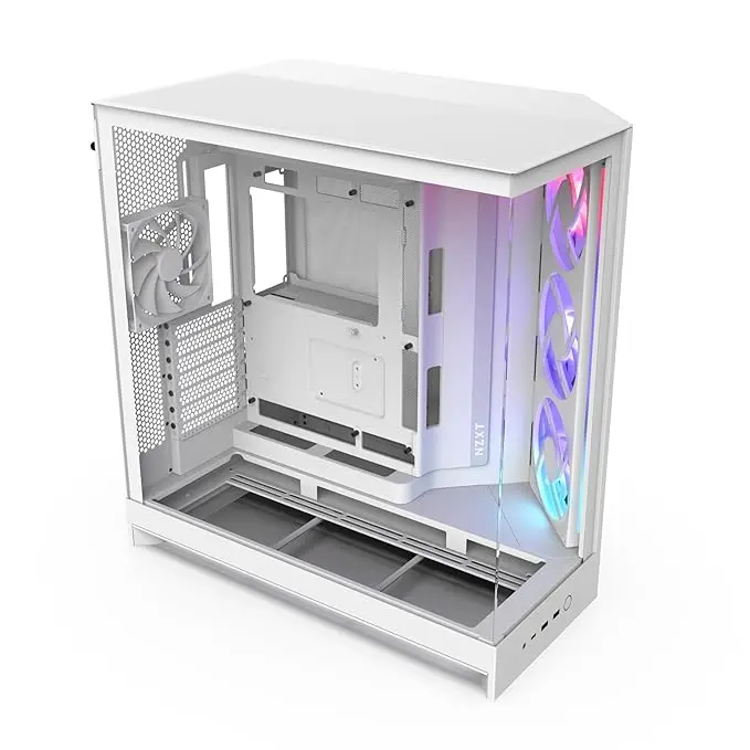  GABINETE NZXT H9 FLOW RGB BLANCO ATX 2USB 3.2 TIPO A USB 3.2 TIPO C CM-H92FW-R1 11M DE GARANTIA