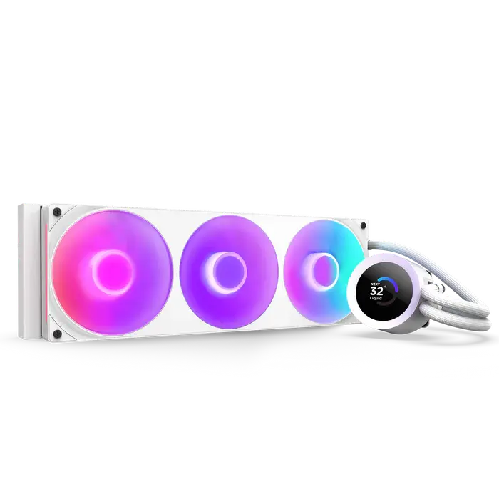  ENFRIAMIENTO NZXT KRAKEN PLUS 360 RGB 360MM BLANCO LGA1851/AM5 RL-KR360-W2 11M DE GARANTIA  