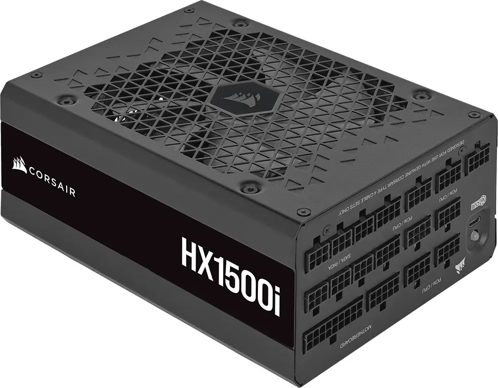FUENTE CORSAIR HX1500I 1500W 80 PLUS PLATINUM MODULAR CP-9020309-NA 11M DE GARANTIA 