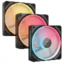 VENTILADOR CORSAIR ICUE LINK LX120 KIT 3X1 RGB 120MM NEGRO CO-9051050-WW 11M DE GARANTIA 
