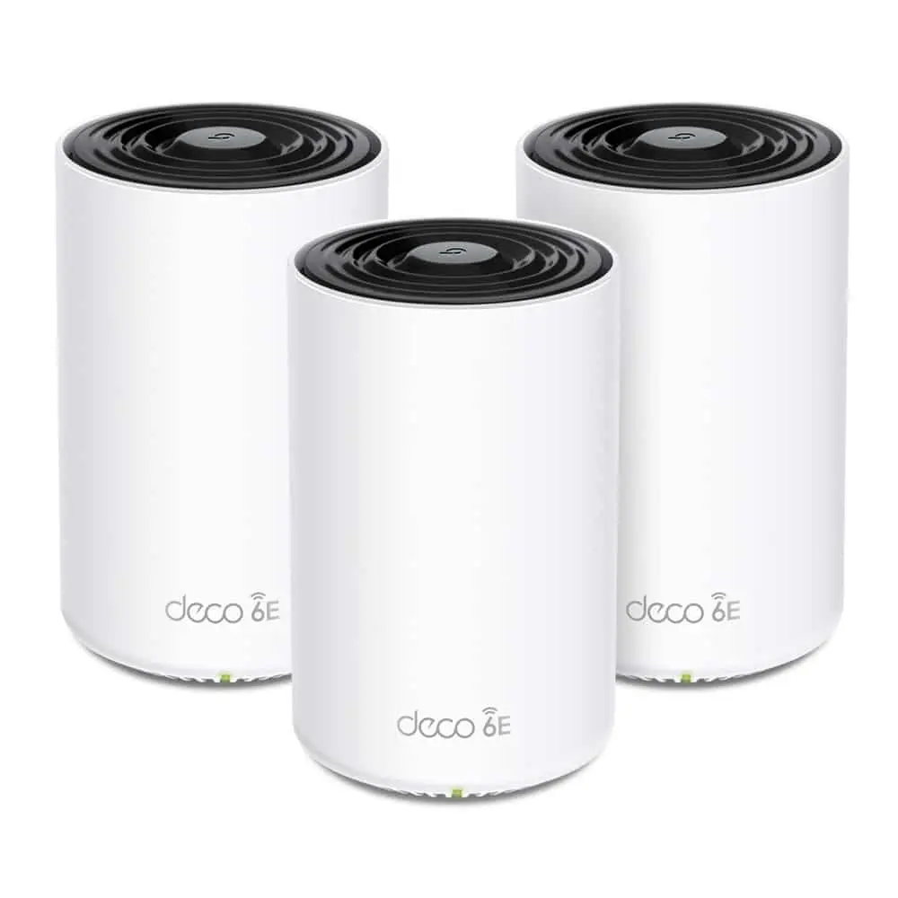 ROUTER TP LINK MESH DECO XE75 (3 PACK) TRIPLE BANDA WI-FI 6E AXE5400 1AÑO DE GARANTIA