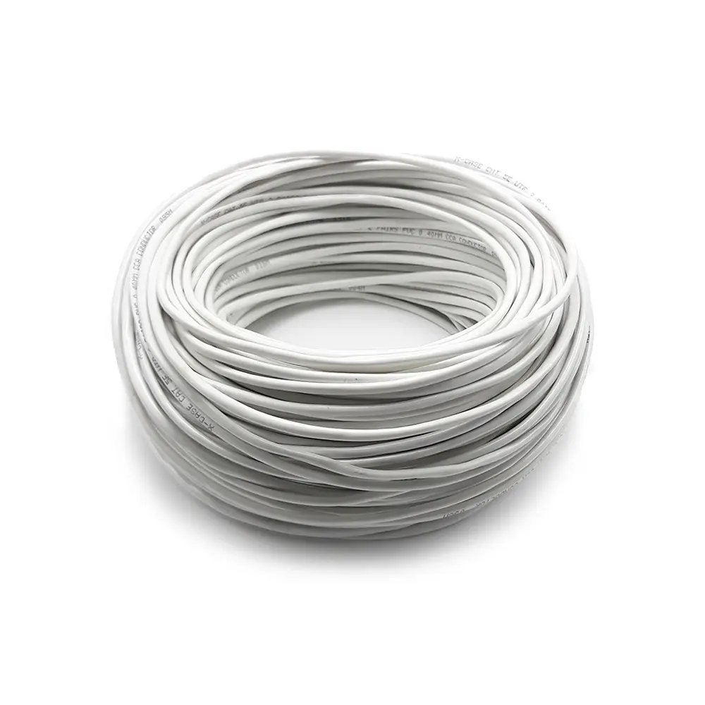 CABLE DE RED UTP XCASE CAT 5E BLANCO 100 MTS C10018BLAN SIN GARANTIA