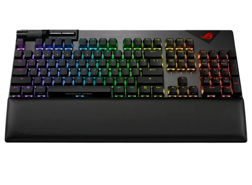 TECLADO ASUS XA08 STRIX FLARE II-NXRD-CA-PBT MECANICO USB 2.0 RGB 90MP02D6-BKAA01 1AÑO DE GARANTIA