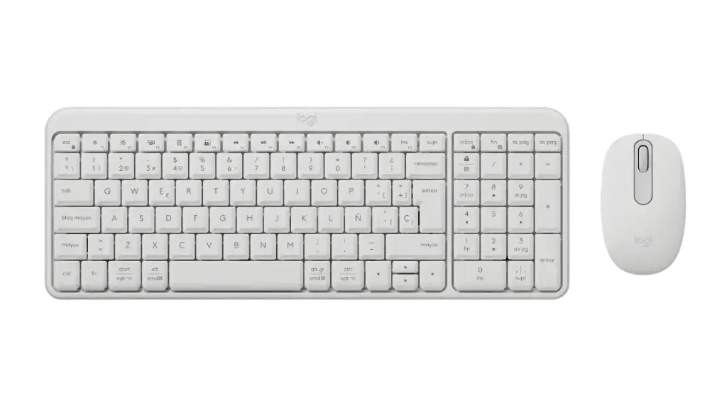 KIT 2 EN 1 LOGITECH MK250 BLANCO BLUETOOTH ESP 920-013514 12M DE GARANTIA  
