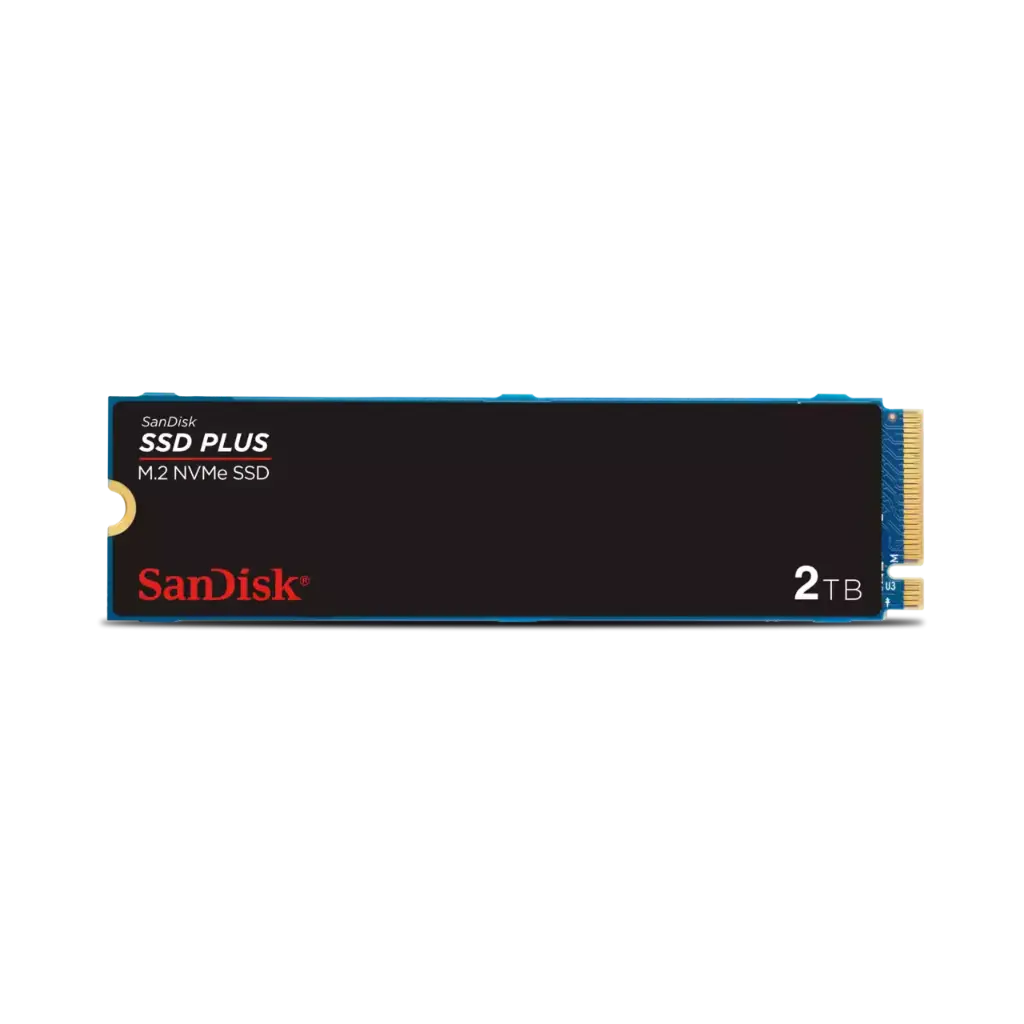 SSD SANDISK PLUS  2TB M.2 NVME GEN 3 SDSSDA3N-2T00-G26 11M DE GARANTIA 