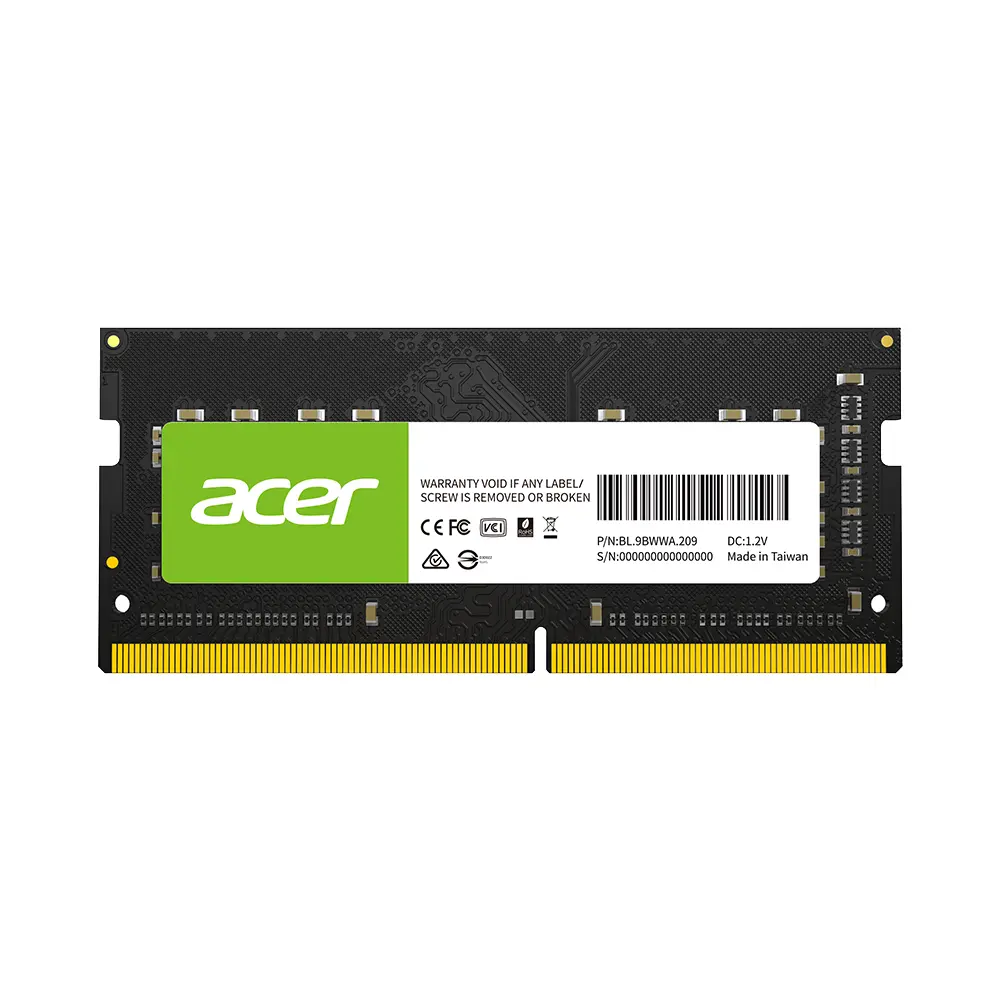 RAM ACER SD100 SODDR4 16GB 3200 BL.9BWWA.214 1AÑO DE GARANTIA 