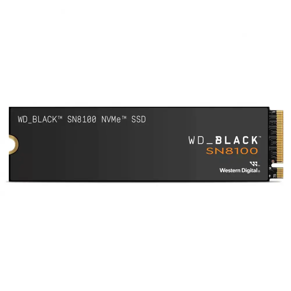 SSD WD BLACK SN8100 2TB M.2 PCIE5.0 11000/14900MB/S WDS200T1X0M 1AÑO DE GARANTIA