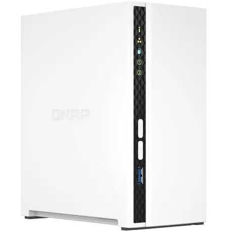 SERVIDOR QNAP TS-233-US CORTEX-A55 2.0GHZ 2GB DDR4 2BAHIAS WHITE S/N DISCOS 12M DE GARANTIA